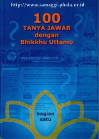 Image of 100 Tanya Jawab dengan Bhikkhu Uttamo