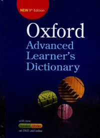 Image of Oxford Advance Learner's Dictionary