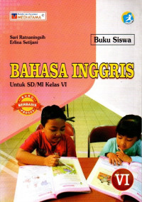 Image of Bahasa Inggris Untuk SD/MI Kelas VI