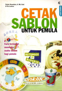 Cetak Sablon untuk Pemula