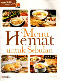 Menu Hemat untuk Sebulan