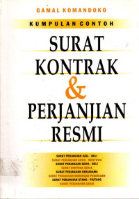 Kumpulan Contoh Surat Kontrak & Perjanjian Resmi