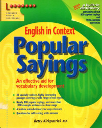 English in Context Popular Sayings