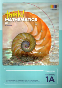Image of Think! Mathematics Textbook Secondary 1A