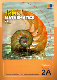 Image of Think! Mathematics Textbook Secondary 2A